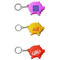 Pig Shape Tape Measure Key Chain